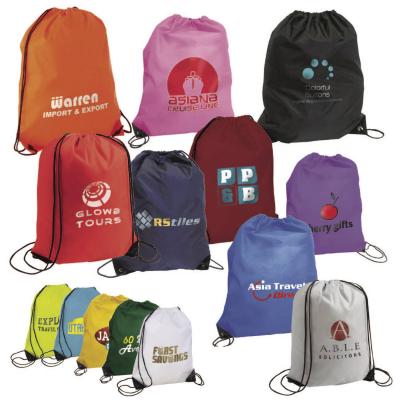 Image of Promotional Drawstring Bag Low Cost School Sports Bag