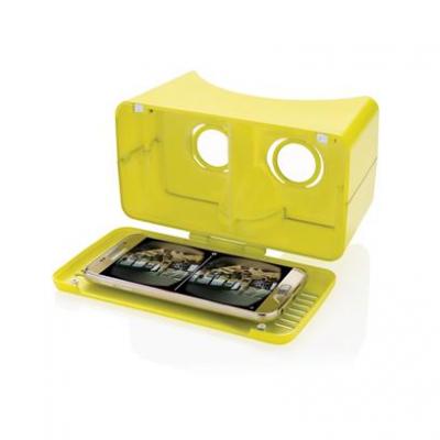 Image of Promotional Lime Extendable VR Glasses. Suitable For iOS And Android Phones. 