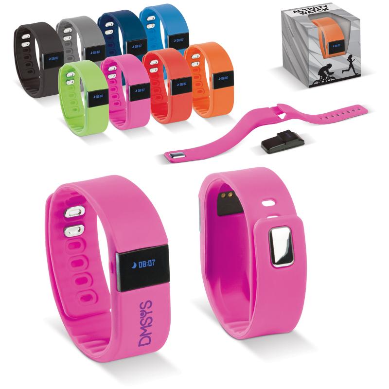 Image of Promotional Activity Tracker. Sports Fitness Tracker With Wireless Connection