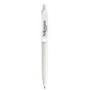 Image of Printed Prodir QS01 In Matt White. New Triangular Pen With 3D Design