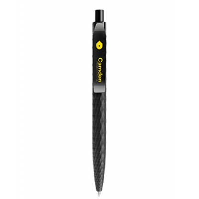 Image of Promotional Prodir QS01 Pen Triangular With 3D Surface. Matt Black