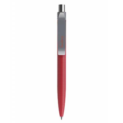 Image of Promotional New Prodir QS02 in Matt Red With Polished Clip And Metal Button