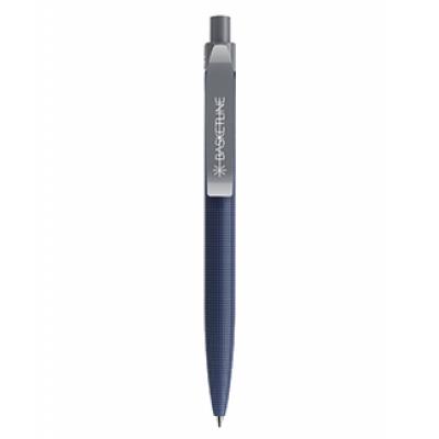 Image of Printed Prodir QS01 New Patterned Design Pen. Matt Blue With Polished Clip 