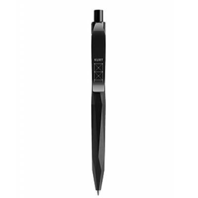 Image of Branded The Peak Prodir QS20 Pen. 3D Design. Matt Black With Polished Clip 