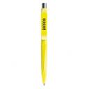 Image of Promotional Prodir QS20. The Peak Pen. Soft Touch Yellow With Chrome Metal Button