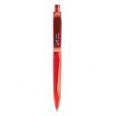 Image of Promotional Prodir QS20. The 3D Peak Pen. Soft Touch Bright Red With Transparent Clip