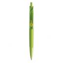 Image of Promotional Prodir DS6 Pen In Polished Lime Green With Transparent Clip