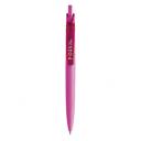 Image of Branded New Prodir DS6 Pen In Soft Touch Fuchsia Pink With Polished Clip.