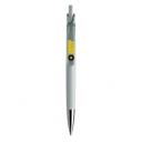 Image of Promotional New Prodir DS6 Pen In Soft Touch White With Metal Nose Cone