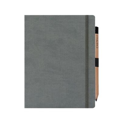 Image of Branded Castelli Eldorado Large Ruled Notebook With Expandable Inside Pocket