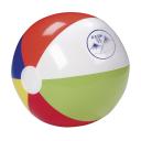 Image of Printed Multicoloured Beach Ball. 30cm