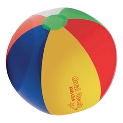 Image of Branded Multicolour Beach Ball. 30cm