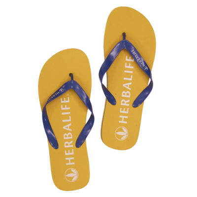 Image of Promotional Beach Flip Flops. Mix And Max Sole And Strap Colours