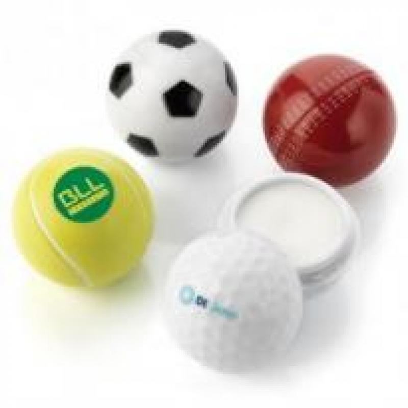 Image of Full Colour Printed Sports Ball Shaped Sun Lotion. Sun Screen