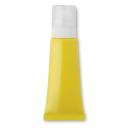 Image of Promotional Sun Lotion Tube. Printed Sunscreen SPF30. Yellow