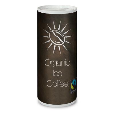 Image of Branded Canned Organic Iced Coffee With Full Colour Print