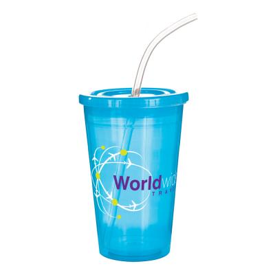 Image of Printed Stadium Cup. Promotional Translucent Stadium Cup 350ml