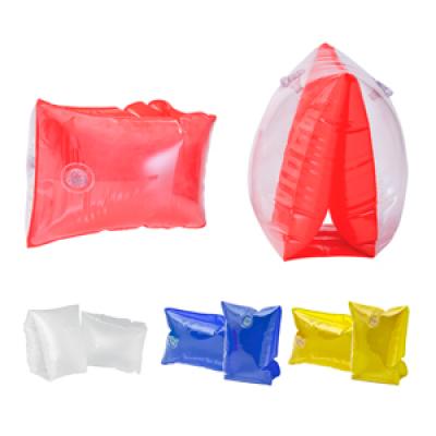 Image of Promotional Inflatable Armbands. Printed Summer Swim Armbands
