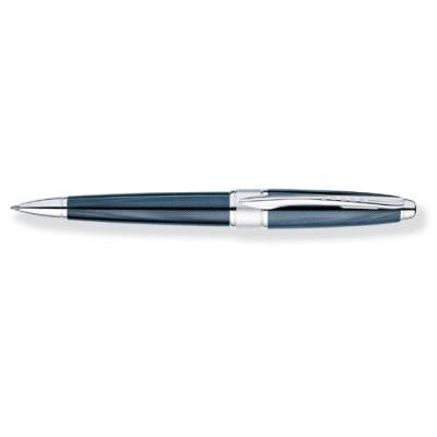 Image of Engraved Cross Apogee Frosty Steel Ballpoint Pen 