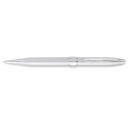 Image of Engraved Cross Pen. Promotional Stratford Satin Chrome Ballpoint Pen