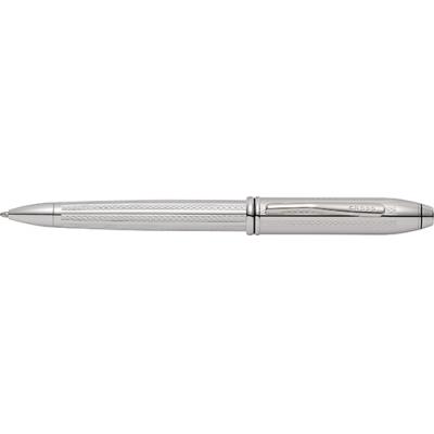 Image of Engraved Cross Pen. Branded Townsend Platinum Plated Ballpoint Pen.