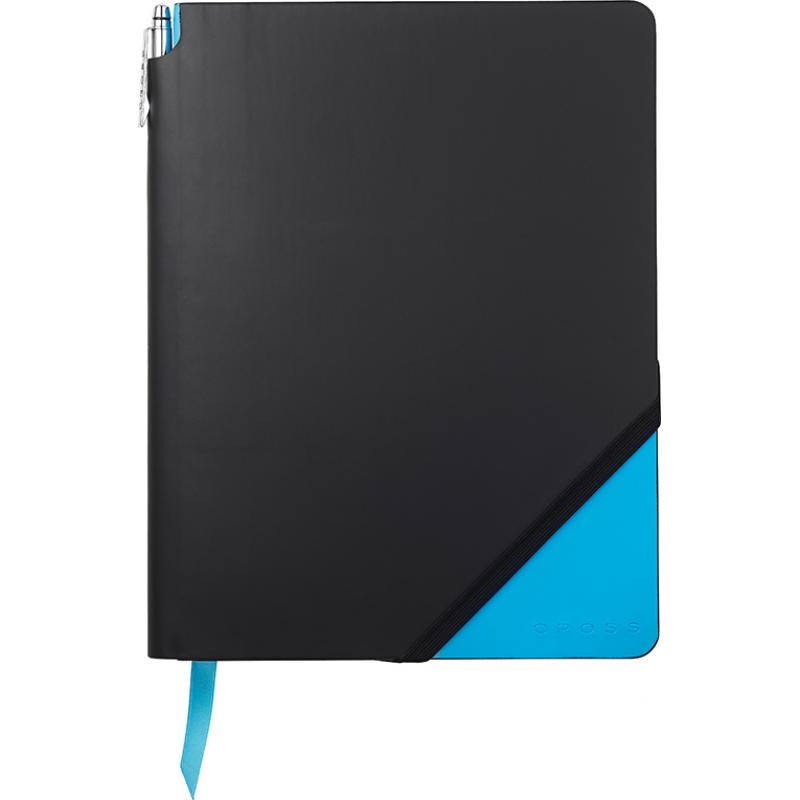 Image of Promotional Cross Journal. Embossed Jot Zone Folder With Cross Pen. Large