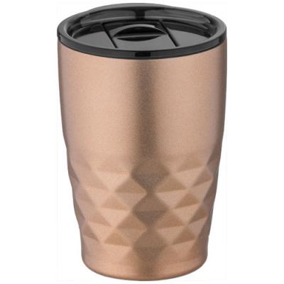 Image of Printed Geo Insulated Vacuum Mug, Copper