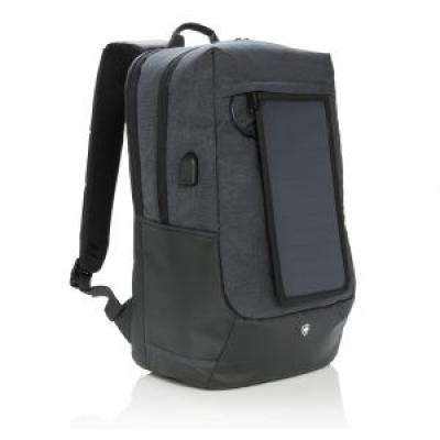 Image of Promotional Swiss Peak Eclipse Solar Backpack With 2 USB Outputs