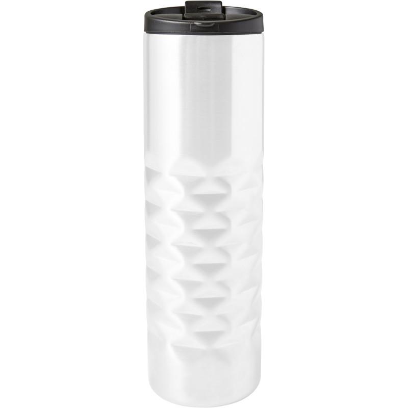 Image of Branded  Diamond thermos mug 460ml, white