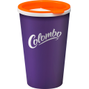 Image of Branded Universal Reusable Coffee Travel Mug Purple
