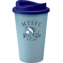 Image of Printed Reusable Universal Coffee Mug 350ml Light Blue