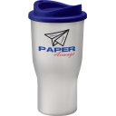 Image of Branded Challenger reusable coffee cup White. UK Manufactured