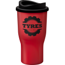 Image of Printed Challenger reusable coffee cup, Manufactured in the UK. Red