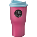 Image of Branded Challenger reusable coffee tumbler mug, Pink