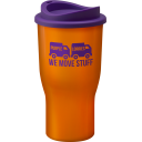 Image of Promotional Challenger reusable coffee cup, Manufactured in the UK Orange