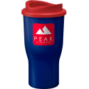 Image of Printed Challenger reusable coffee tumbler, Manufactured in the UK, Blue