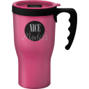 Image of Branded Challenger reusable coffee mug Pink 350ml