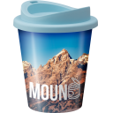 Image of Full colour printed Vending style reusable coffee cup with lid 