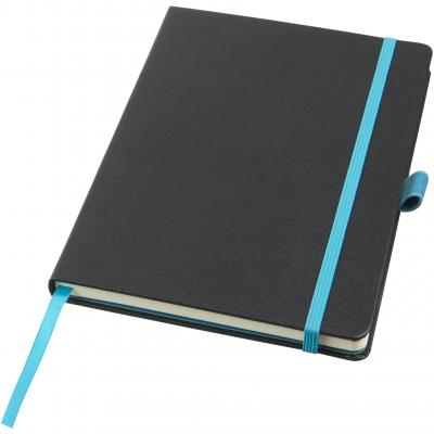 Image of Promotional Melya A5 notebook with hard cover and plain paper