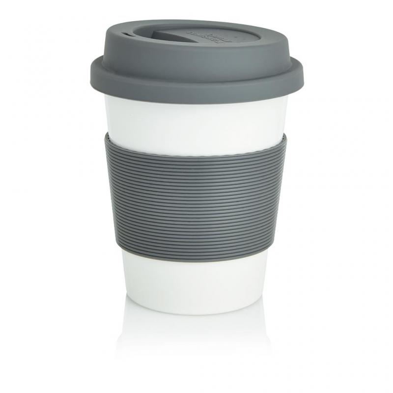 Image of Branded Biodegradable Takeaway Coffee Cup,Grey