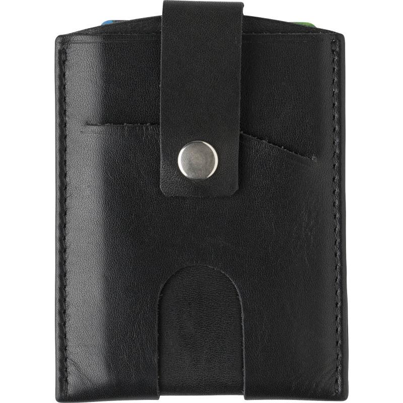 Image of Promotional Leather wallet with RDIF anti skimming protection