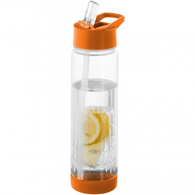 Image of Promotional Tutti frutti bottle with fruit infuser orange