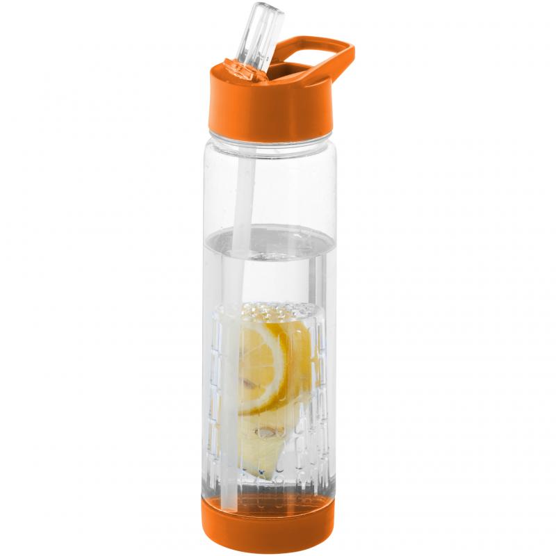 Image of Promotional Tutti frutti bottle with fruit infuser orange
