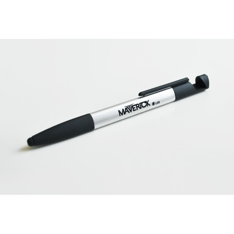 Image of Promotional Jackson 5- in-1 Tool Pen, with stand, ruler, stylus, screen clear and screwdriver