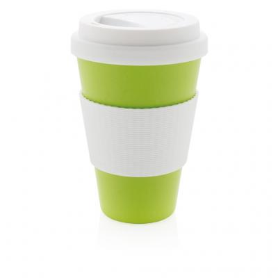 Image of Promotional Eco Bamboo Fibre Cup 430ml, Green