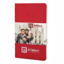 Image of Branded Moleskine Large Cahier Jnl Notebook, Cranberry Red