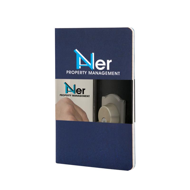Image of Promotional Moleskine Large Cahier Jnl Notebook, Indigo Blue