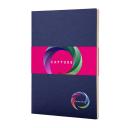 Image of Promotional Moleskine Cahier XLarge notebook, A4 ruled Cahier notebook,  Indigo Blue