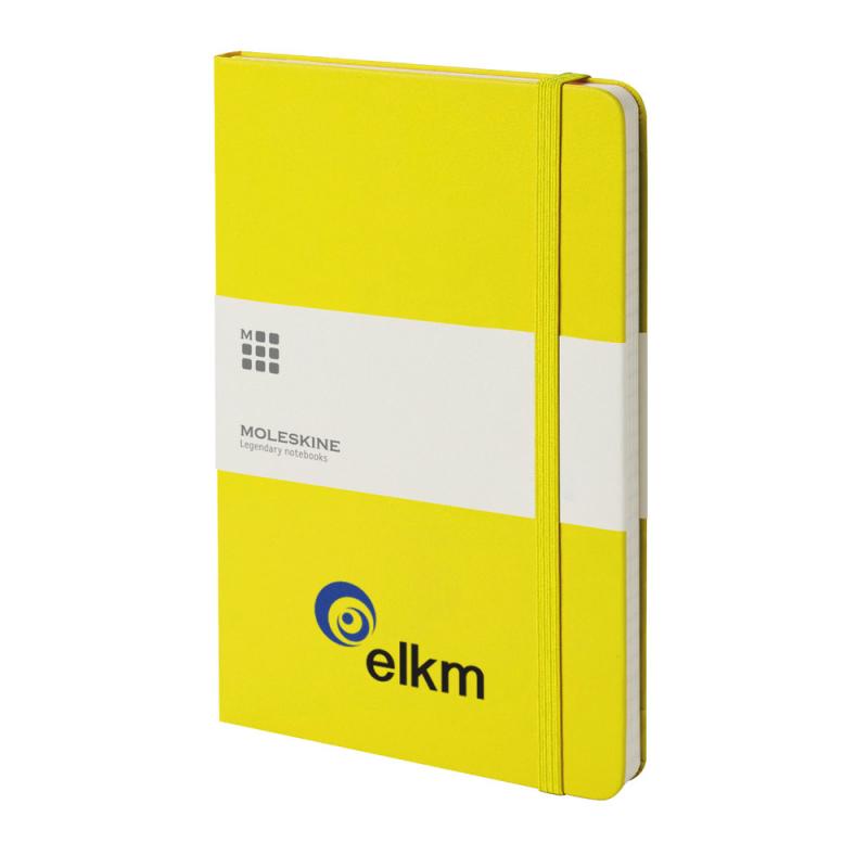 Image of Promotional Moleskine Large Notebook Hard Back A5, Dandelion Yellow