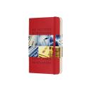 Image of Printed Moleskine Pocket Notebook, Soft Back A6 Scarlet Red